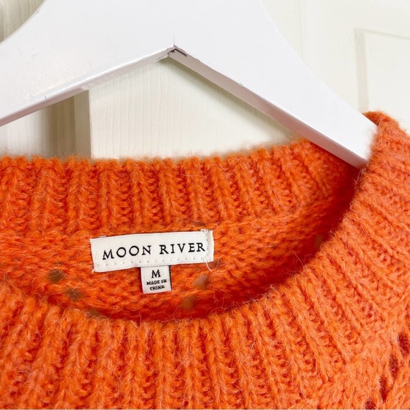Moon River Open Knit Chunky Sweater - Picture 7 of 8
